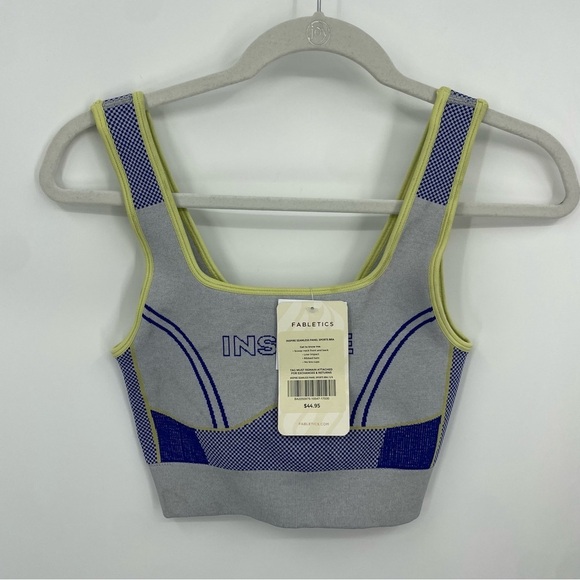 NWT Fabletics Inspire Seamless Panel Sports Bra Sz S - Picture 1 of 5